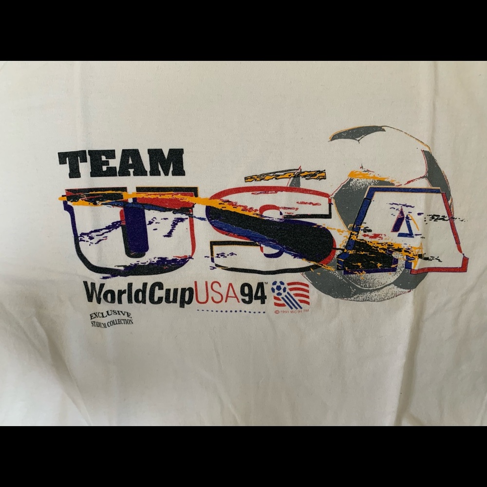 FIFA World Cup Team USA 1994 Vintage T-shirt Exclusive Stadium Official Licensed - Picture 8 of 8